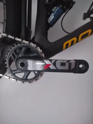 Bielas Sram DUB X01 175mm Rojas