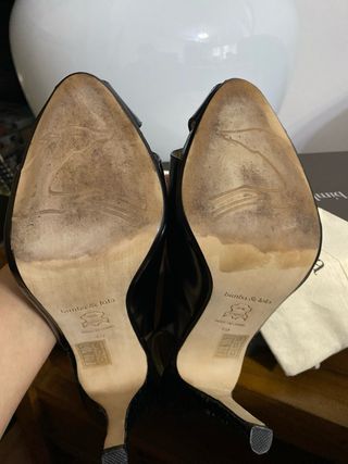 Zapatos tacón Bimba y Lola destalonados