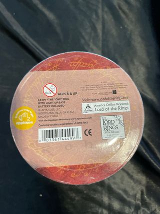 Anillo El Señor de los Anillos Original