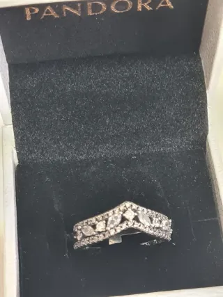 Anillo Pandora Plata Tiara talla 54