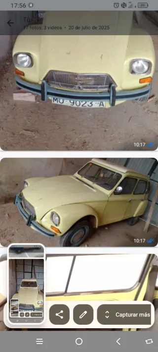 Citroen C1 1995 y dyane 6 Los 2 vehículos.