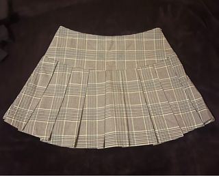 Falda pantalón Stradivarius cuadros