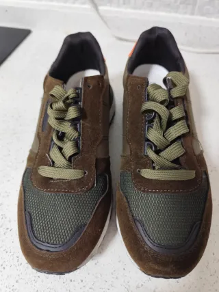 Botines Marrones y Verdes Sin Estrenar