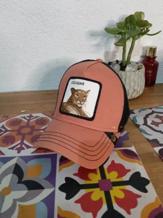 Gorras y viseras marrones y verdes