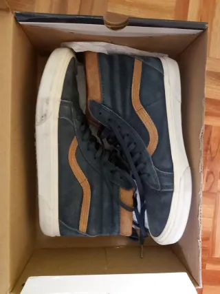 Zapatillas Vans Talla 43 Azul/Marrón