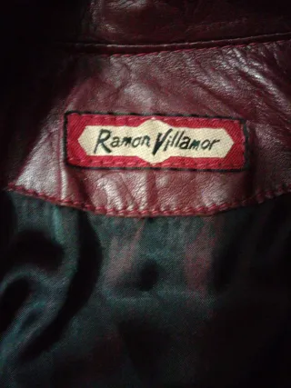 Chaqueta de piel mujer color burdeos