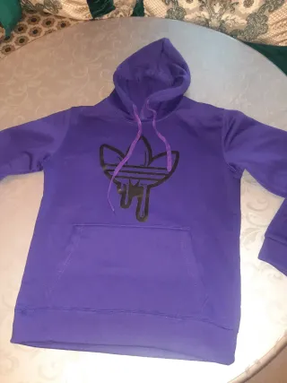 Sudadera Adidas Morada Pantalon Negro