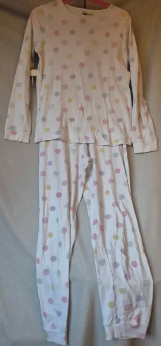 Pijama niña H&M lunares T. 8/10