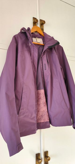 Chaqueta impermeable lila Quechua