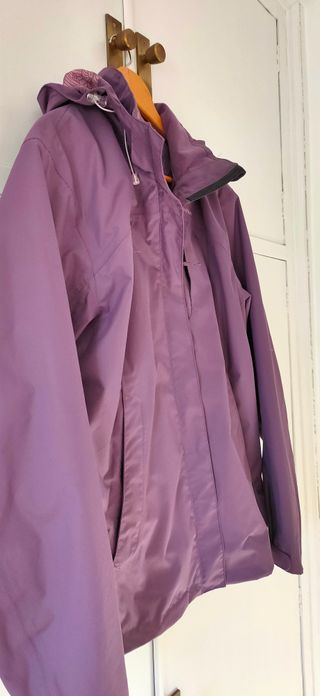 Chaqueta impermeable lila Quechua