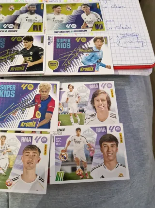 Lote cromos fútbol Liga Este: Lamine Yamal, Balde