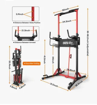 ONETWOFIT Torre de Potencia Plegable