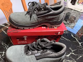 Botas de seguridad MON TO FRI negras y grises