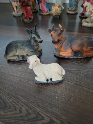 Figuras Belén Nacimiento Reyes Magos Ángel