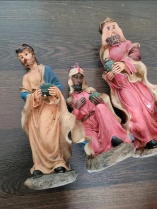 Figuras Belén Nacimiento Reyes Magos Ángel