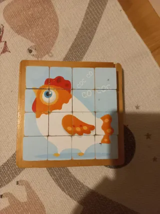 Puzzle de madera con animalitos