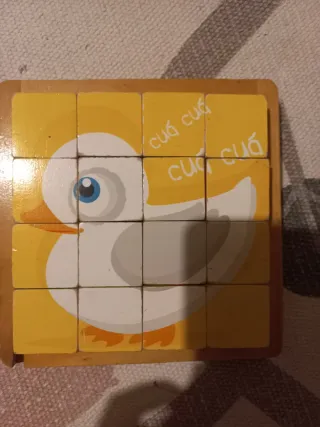 Puzzle de madera con animalitos