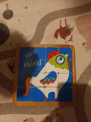 Puzzle de madera con animalitos