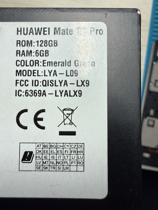 Huawei Mate 20 Pro Negro Pantalla Rota