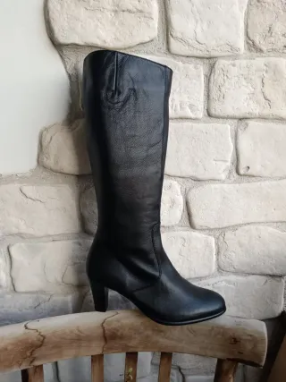 Stivali donna neri in pelle