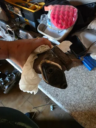 Colector de escape de hierro fundido