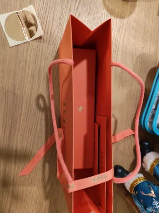 Scatola e busta bracciale Dodo rosso natale