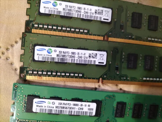 Memoria RAM Samsung 2GB DDR3