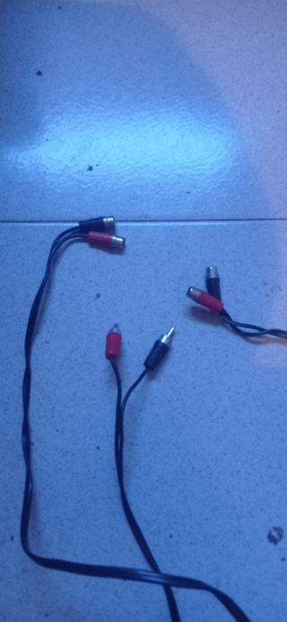 Cables RCA Audio Video vision vintage