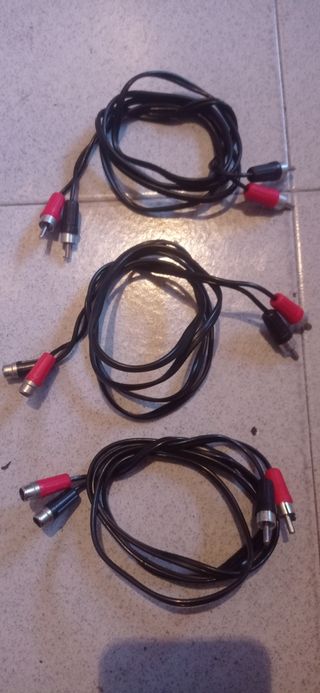 Cables RCA Audio Video vision vintage