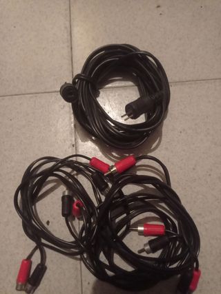 Cables RCA Audio Video vision vintage