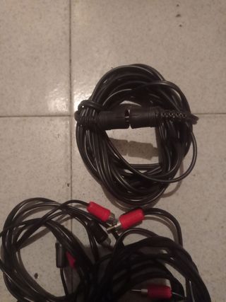 Cables RCA Audio Video vision vintage