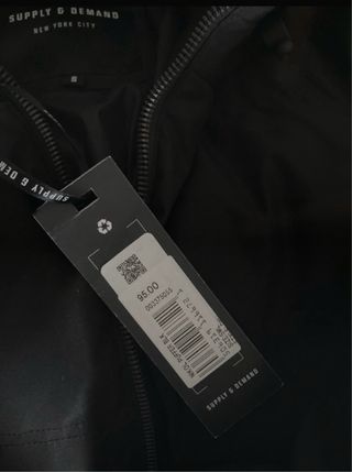 Chaqueta Supply&Demand Negra Talla S