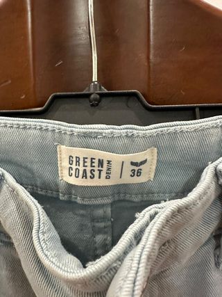 Pantalón Cargo Green Coast Talla 36