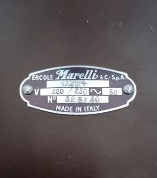 Ventilatore Ercole Marelli Mod. 0 254 Funzionante