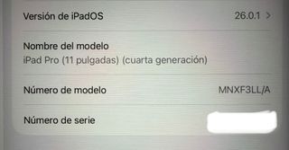 iPad Pro 11 4ª Gen M2 Space Gray 256 GB