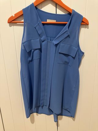 Camisa sin mangas Biombo 13 (Bimani) azul