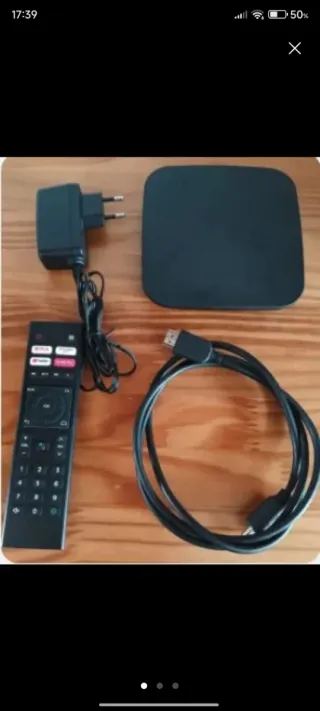 Agile TV Box Android con Mando y Cargador