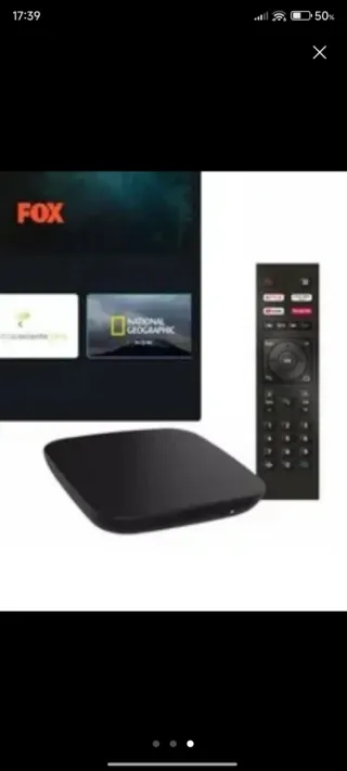 Agile TV Box Android con Mando y Cargador