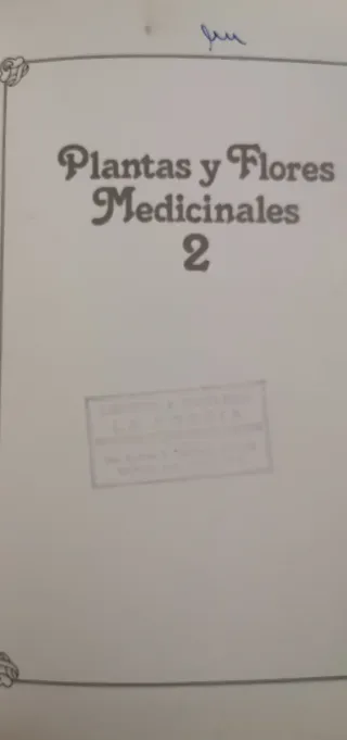 Plantas y flores medicinales, 2 libros.