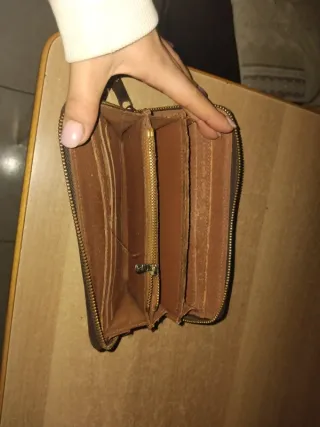 Portafoglio Louis Vuitton marrone