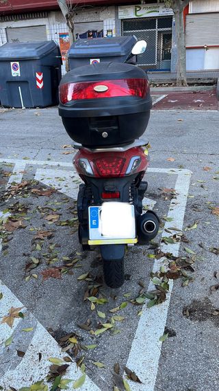 Moto hanway flash 125cc Roja