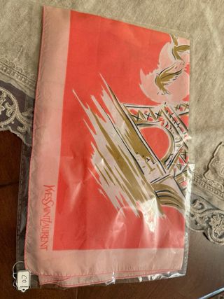 Fazzoletto seta vintage Yves Saint Laurent