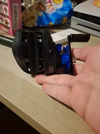 Carrete Sougayilang Baitcasting Negro/Azul