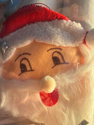 Peluche Papá Noel hecho a mano