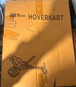 Asiento Hoverkart Negro