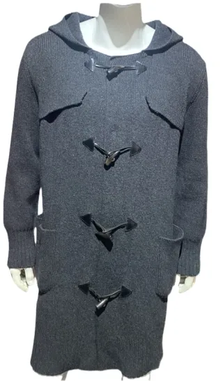 Parka de lana holgada con capucha de McQ