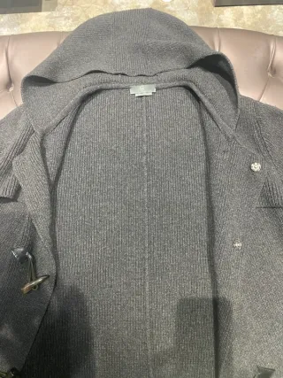 Parka de lana holgada con capucha de McQ