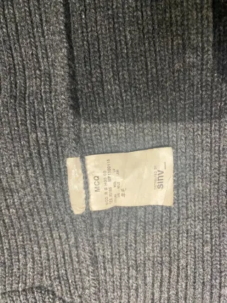 Parka de lana holgada con capucha de McQ