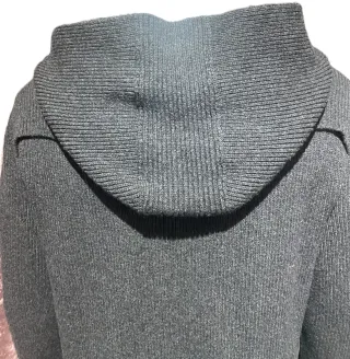 Parka de lana holgada con capucha de McQ