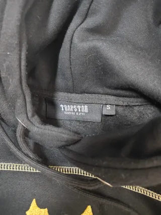 Sudadera Trapstar Negra y Dorada Talla S